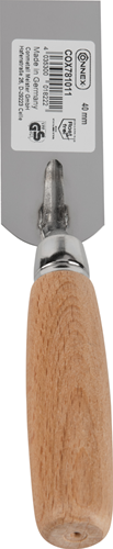 Cuchillo para juntas de yeso Connex 40 mm de acero inoxidable - cox781011