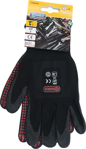 Guanto Connex borchie in nitrile gr08 - cox938278