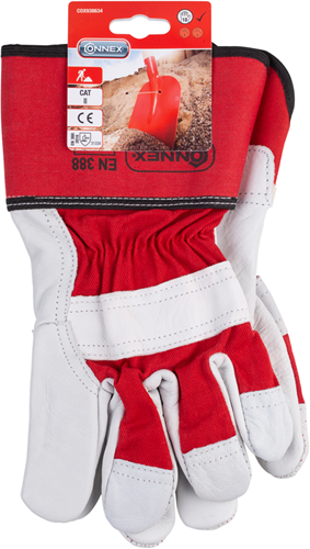 Connex handschoen premium leder gs gr10 - cox938634