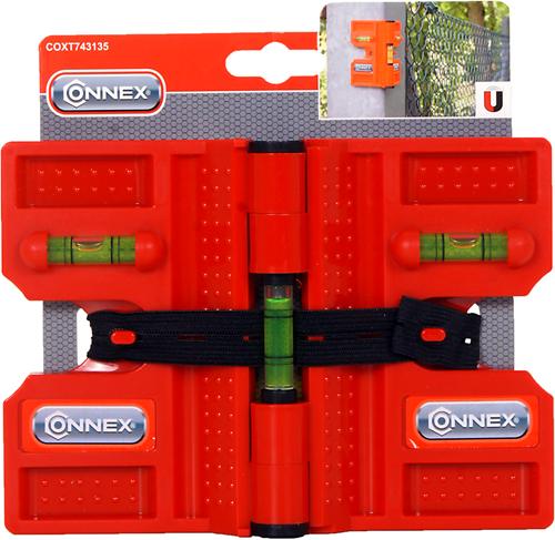 Connex hoekwaterpas met 3 libellen 13.5cm - coxt743135