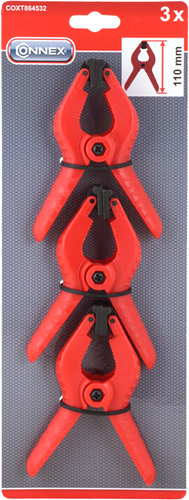 Abrazadera pegamento Connex 110mm plastico 3uds - coxt864532
