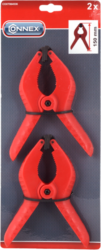 Abrazadera de pegamento Connex 150mm plastico 2uds - coxt864536