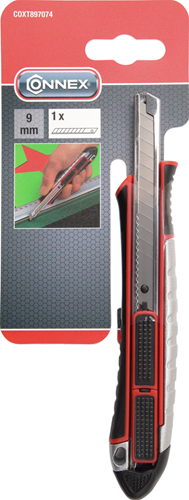 Coltello a spezzare Connex 9mm 2 funzioni - coxt897074