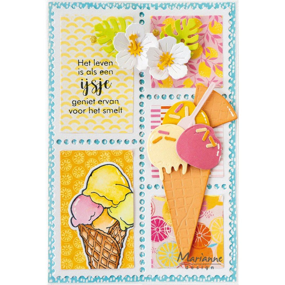 Design Marianne • timbri con layout realizzabile a6