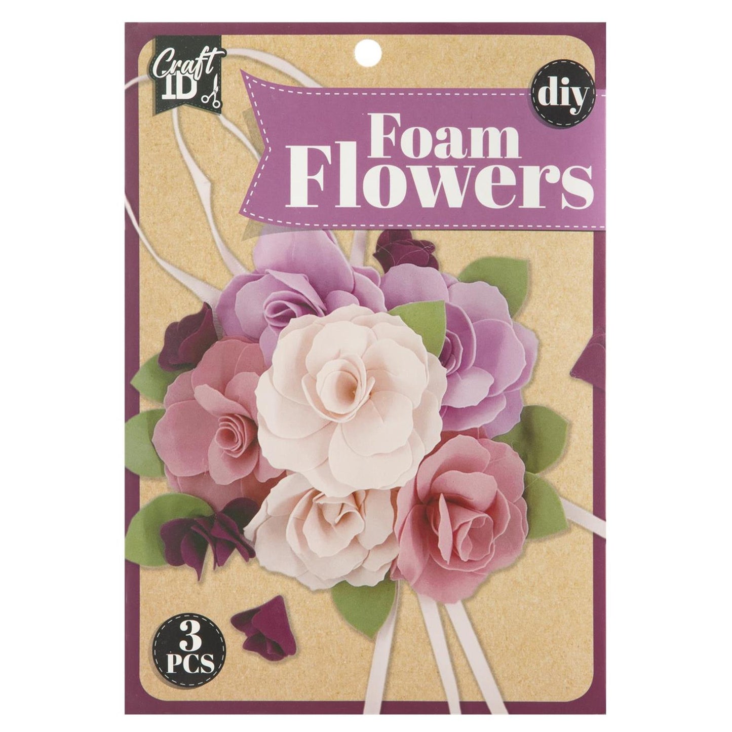 Craft id haz tus propias flores de espuma