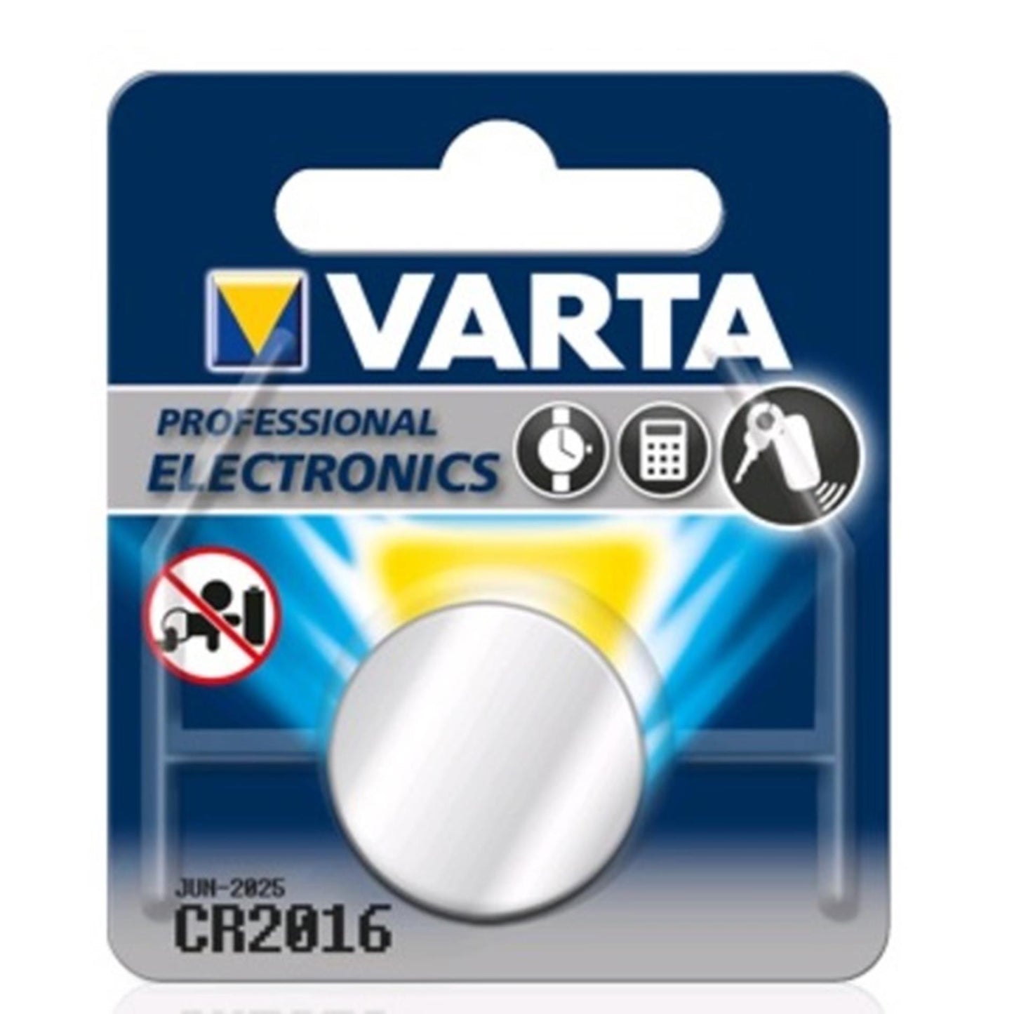 Varta CR2016 3V Lithium button cell per piece