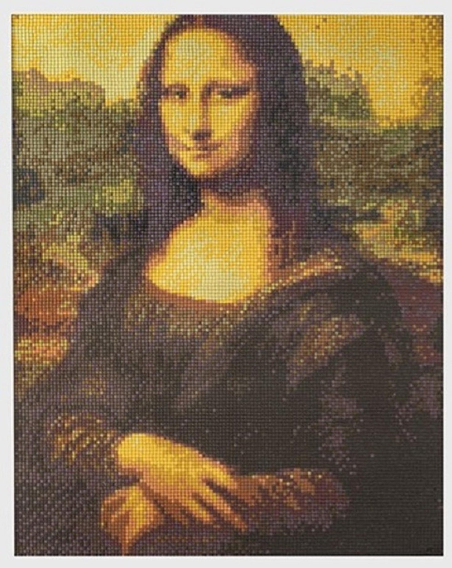 Sensaciones de artesanía Craft Diamond Painting Mona Lisa 40x50 cm