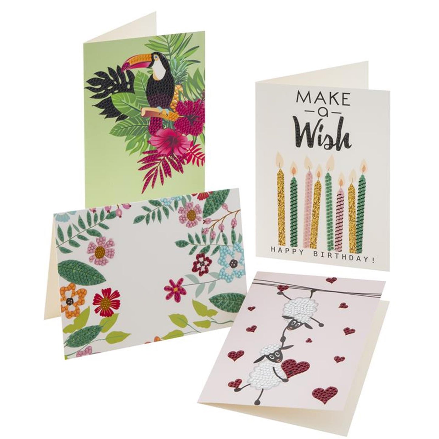 Fabricación de tarjetas con pintura de diamantes Grafix
