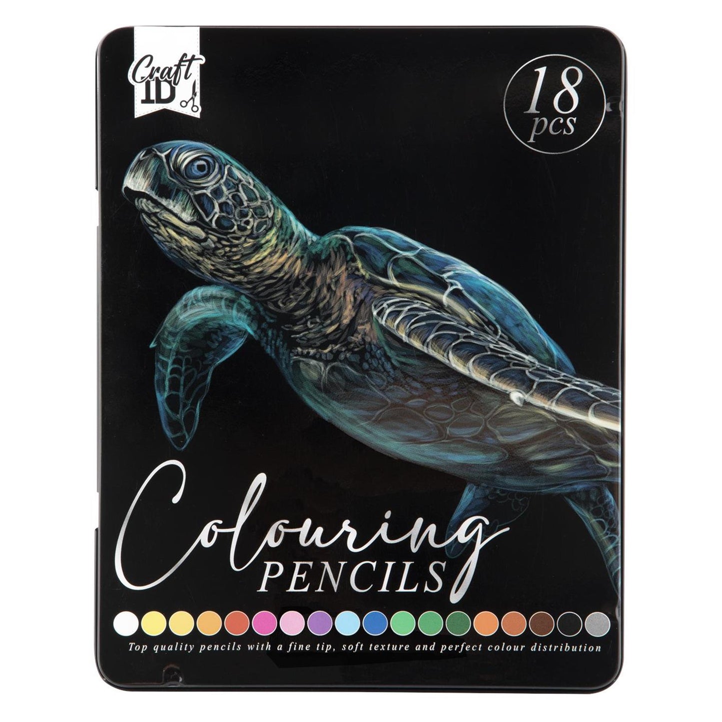 Craft id lápices de colores 18 piezas en lata