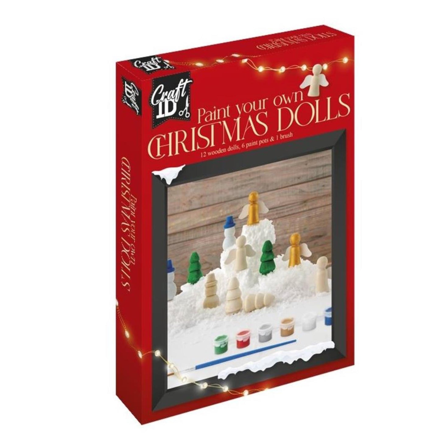 Pinte sus propias figuras navideñas de madera, 12º.