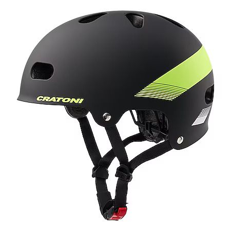 Casco C-compañero Jr. Black-Lime Matt | S-M