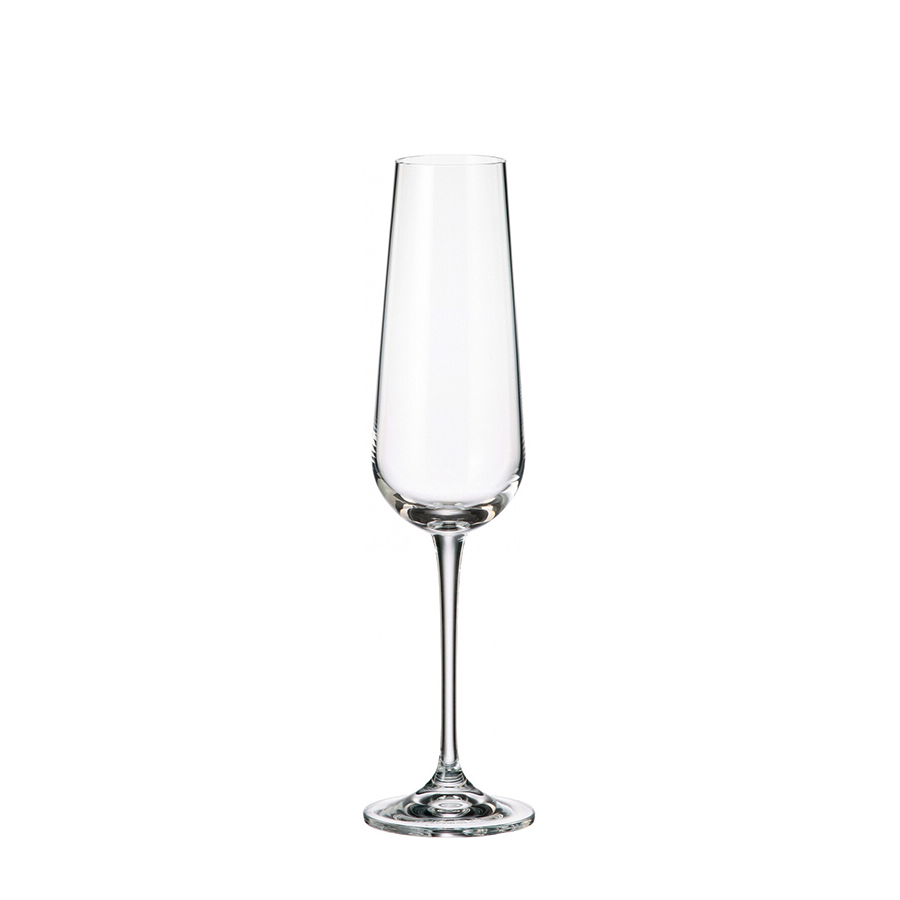 Crystal bohemia champagneglas ardea 220ml 6 stuks