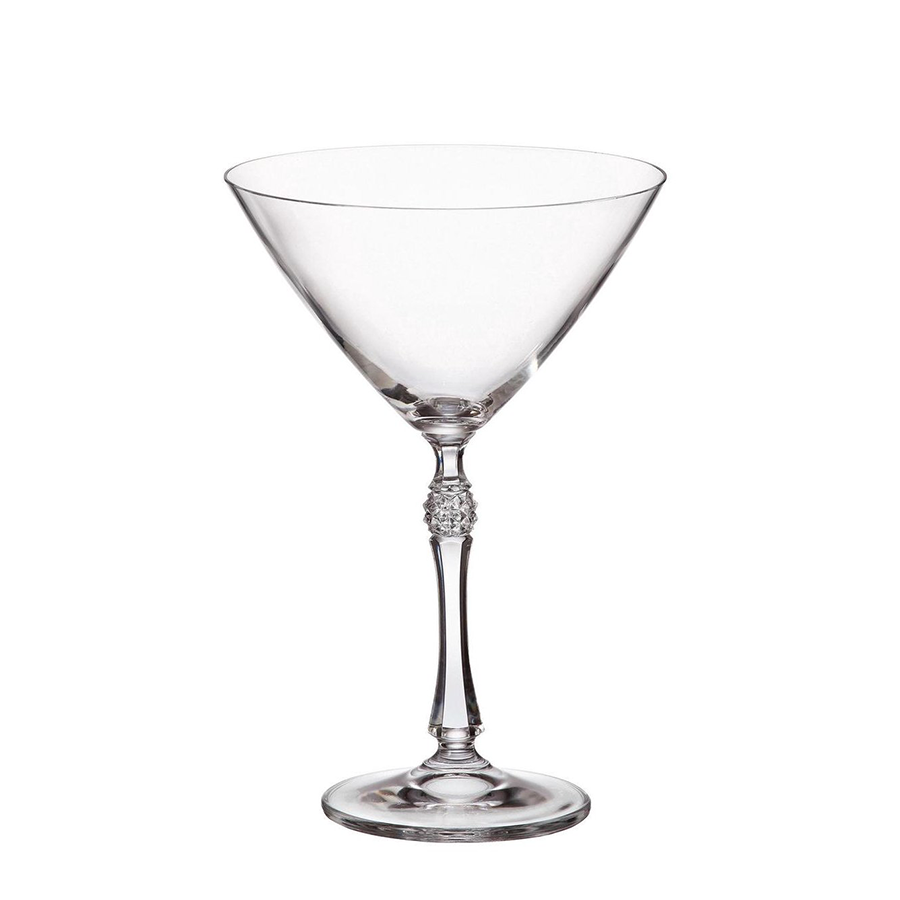 Bicchiere da martini in cristallo Bohemia parus 280 ml 6 pezzi