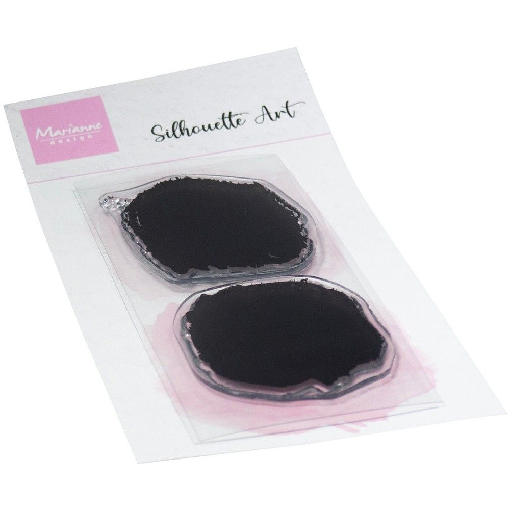 Design Marianne • macchie di silhouette artistiche per timbri trasparenti