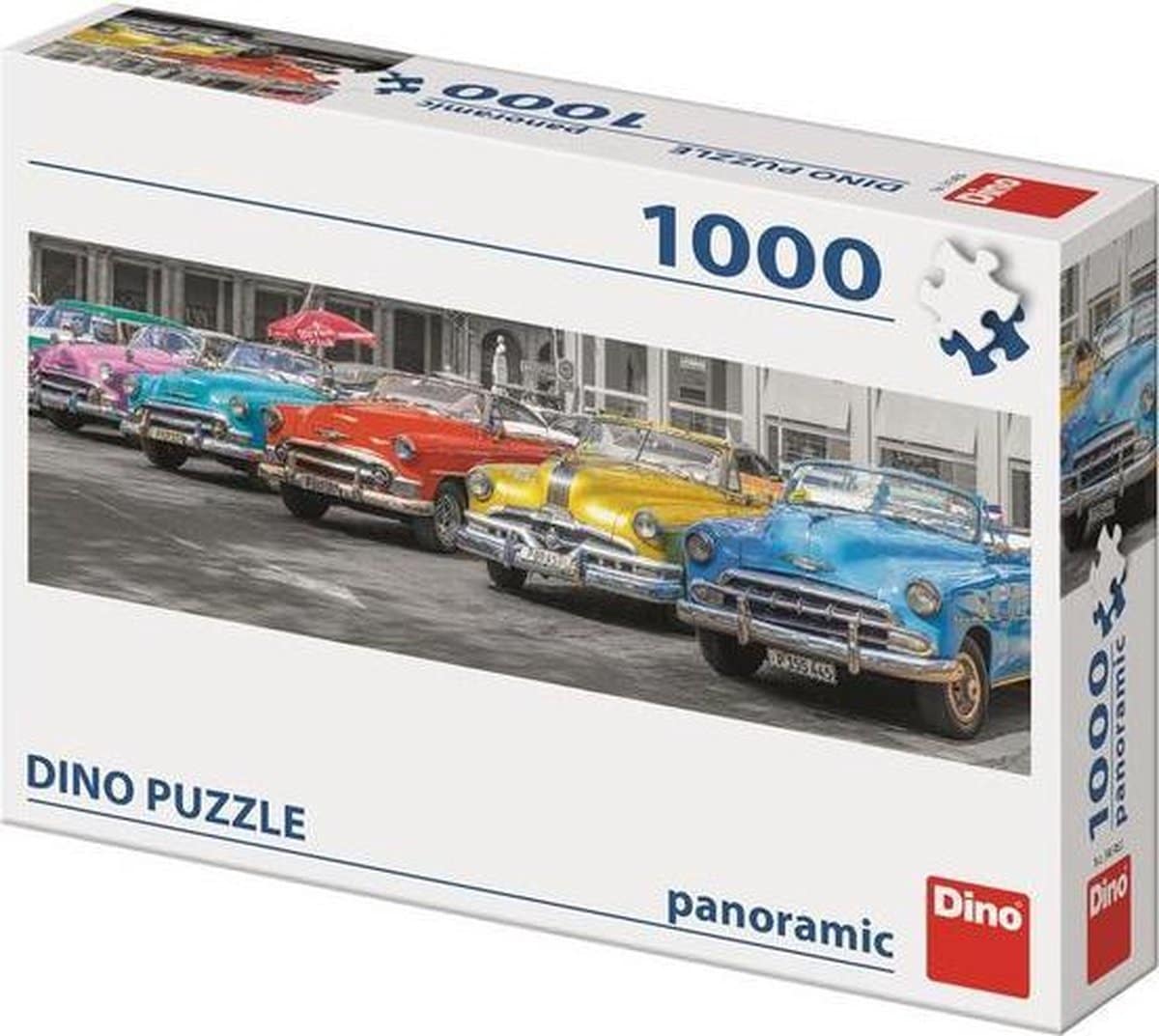 Dinotoys Dino Puzzle - Panorama Classic Cars su Cuba - 1000 pezzi