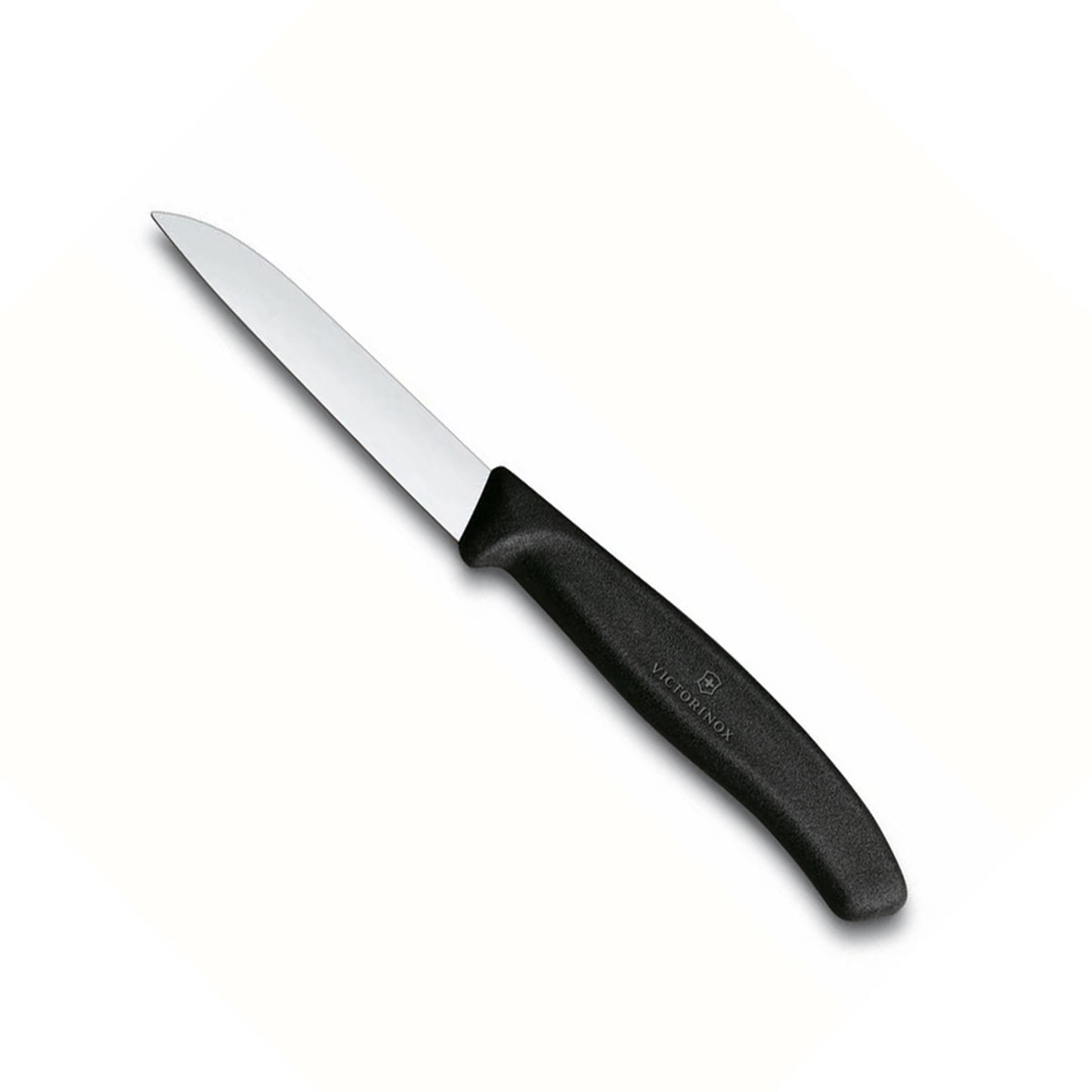 Coltello sbucciatore Victorinox liscio dritto nero