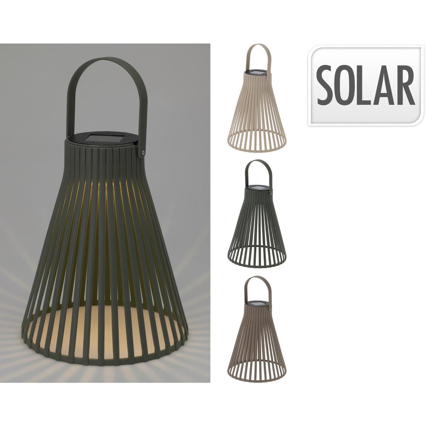 Linterna solar de jardín Pro h14cm