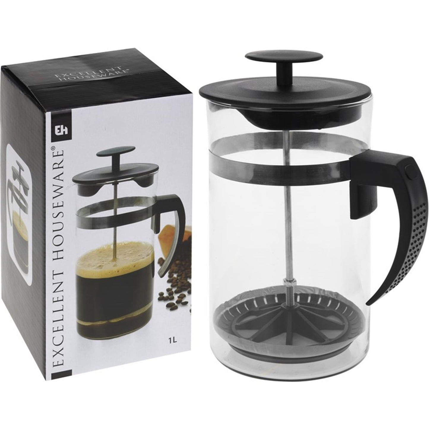 Excelente cafetera Housware 1L plástico y vidrio