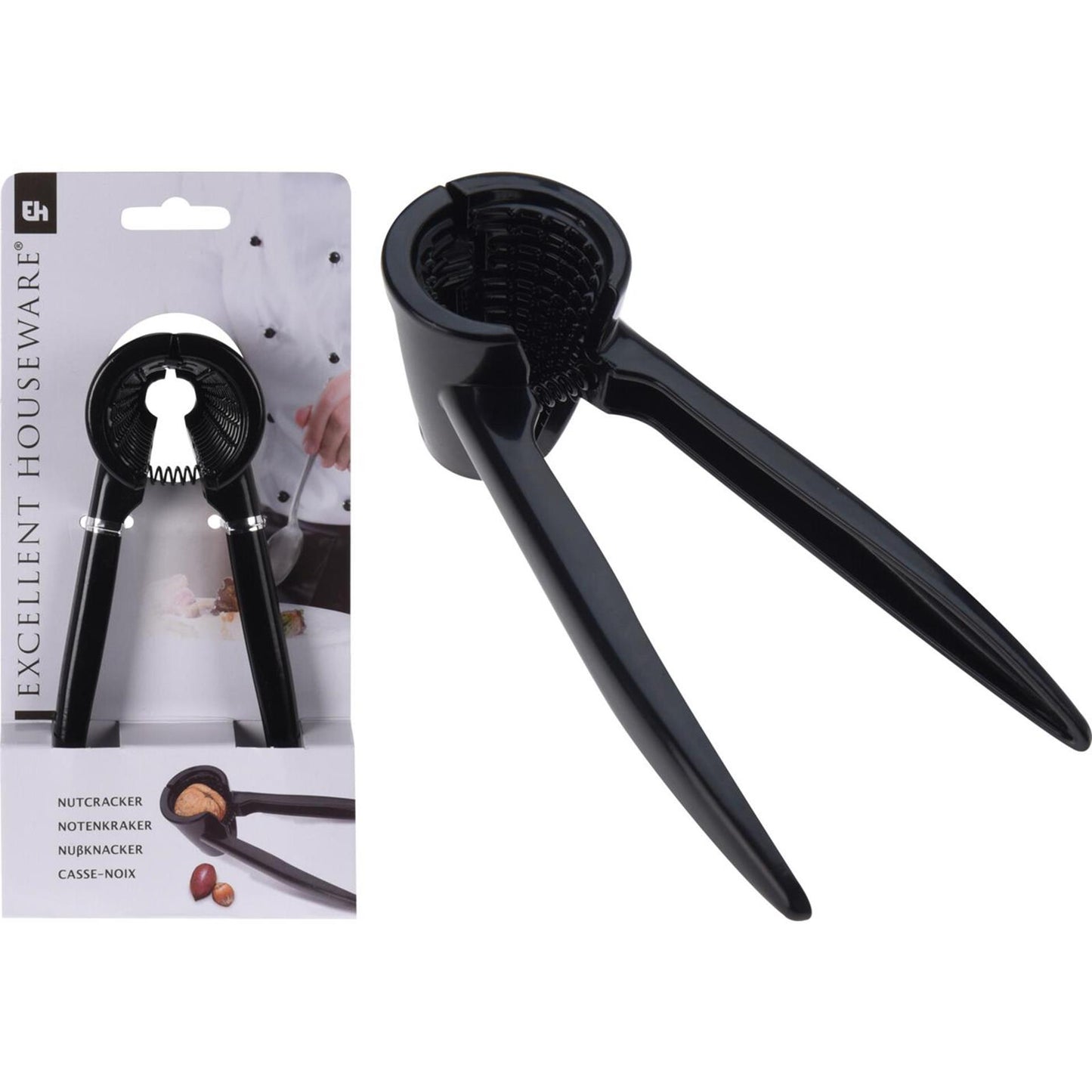 Eccellente schiaccianoci casalinghi nero 17,5 cm