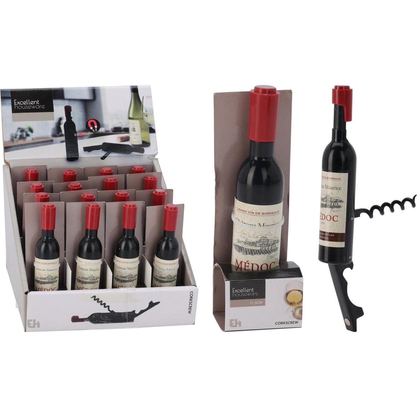 Eccellente bottiglia di vino cavatappi per casalinghi