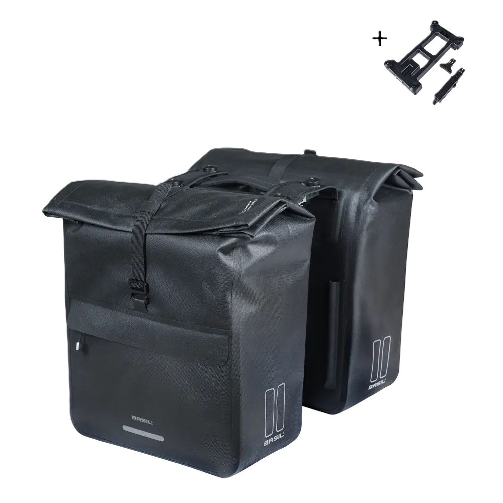 Borsa doppia da bicicletta Basil Urban Dry Neo Mik