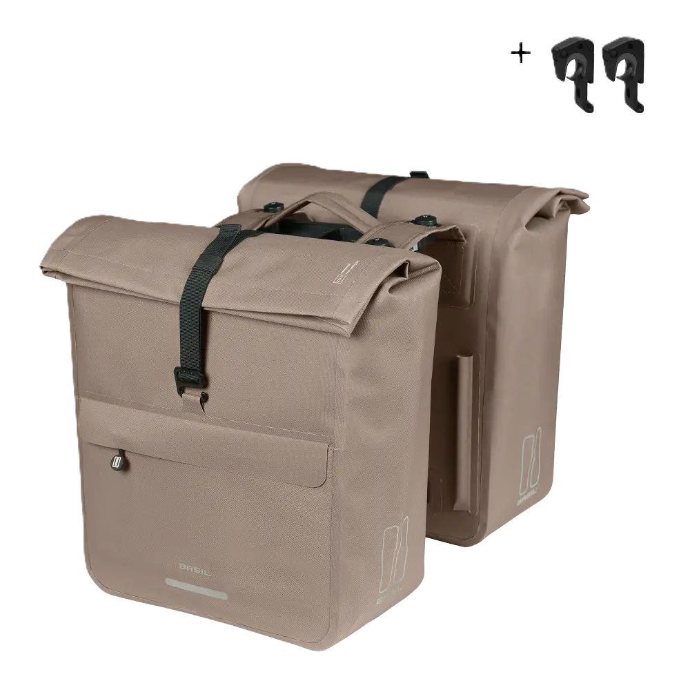 Bolsa doble para bicicleta Basil urban dry neo mik