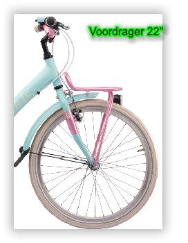 Portabebés delantero Batavus 22 ys7813 rosa