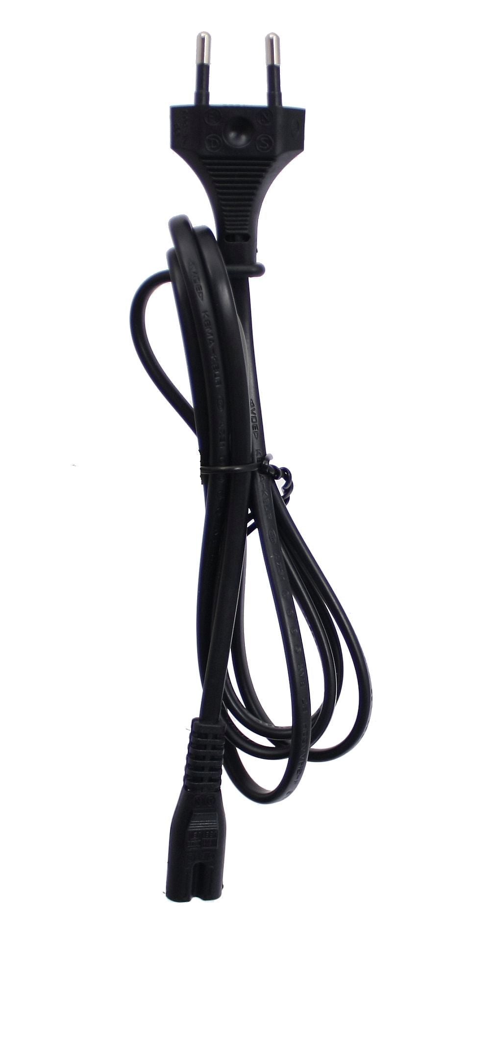 Bosch ebp cable de alimentación 230v cargador euro 2 pines negro