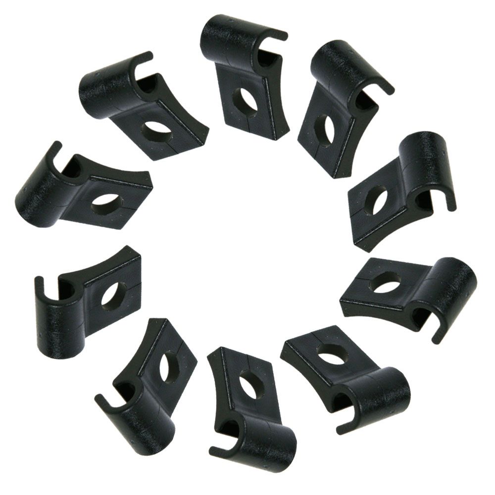 Herrmans anp abrazadera de cable debajo del marco pvc 1 cable zw ds a 10