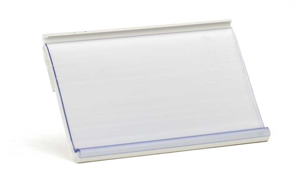 Tegometall stelling prijslabel plak pvc 30x52mm ds a 100