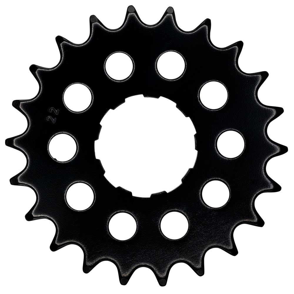 KMC Gear 22t posteriore Enviiolo Nuvinci Nero