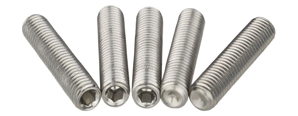 Perno anp sin marca m5x25 hexágono din 916 acero inoxidable ds a 5