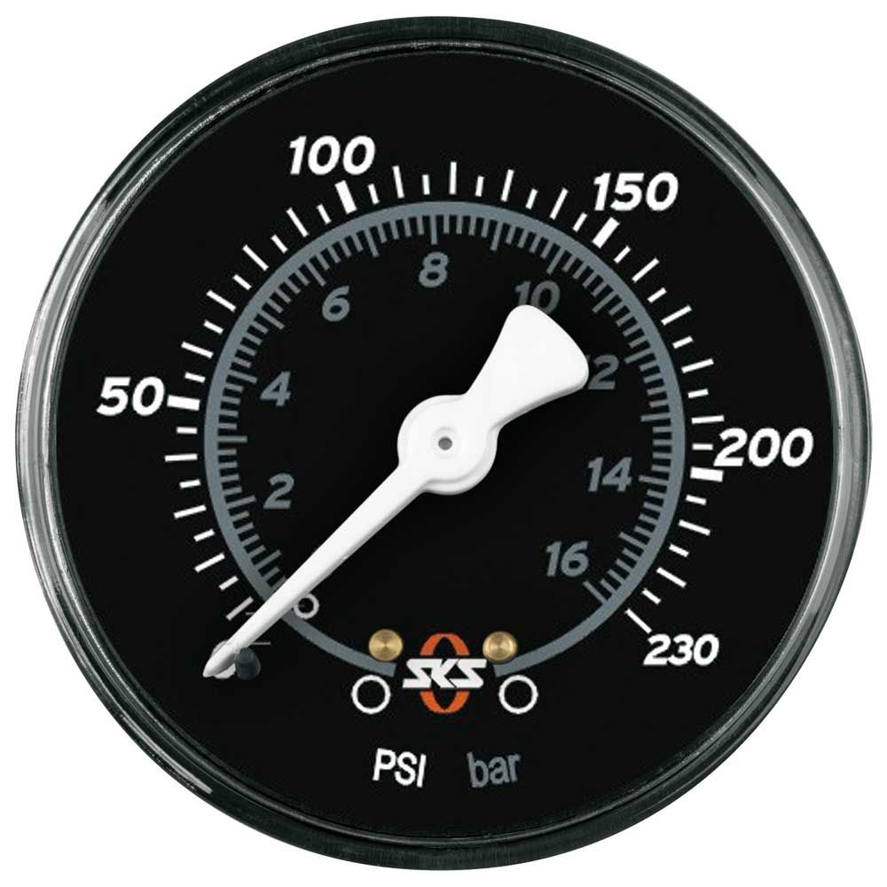 Manometro Pompend SKS 63mm 230 psi SW