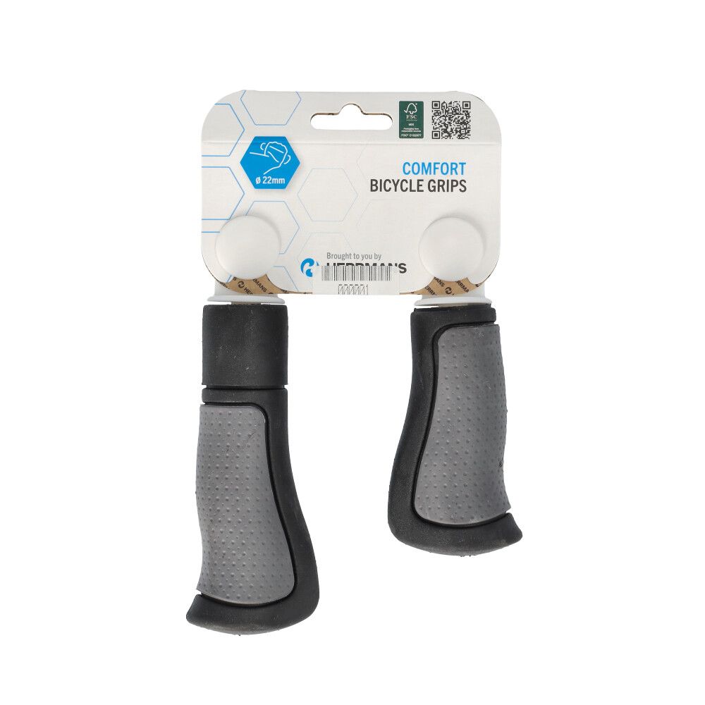 Herrmans gestisce ergo dd08 90 120mm nero grigio