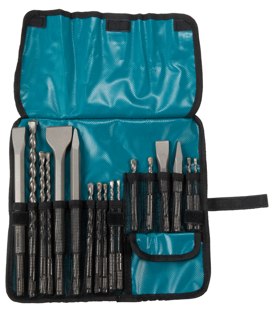 Accessori Makita set trapano e scalpello 17 pezzi - d-53621 d-53621