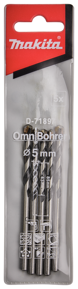 Accesorios Makita multitaladro 5x85mm - d-71897 d-71897