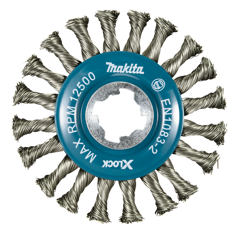 Accessori Makita spazzola tonda 115mm x-lock - d-73352 d-73352