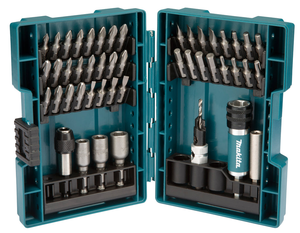 Accessori Makita d-73461 | set di punte per trapano e cacciavite | pilota quad | 47 pezzi - d-73461