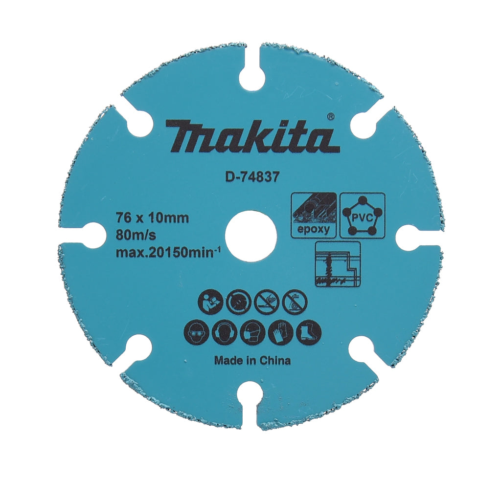 Accessori Makita Disco da taglio 76 mm hm tcg 76x10x1,75mm per dmc300 - d-74837