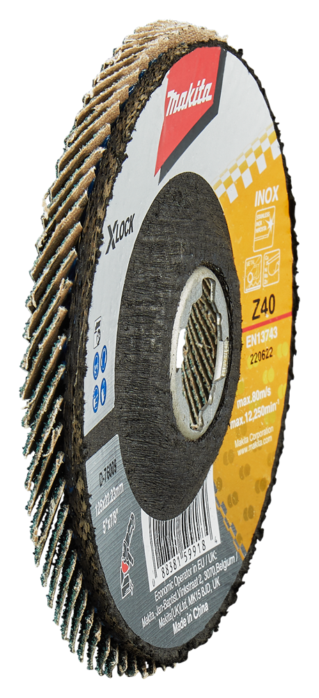 Accesorios Makita disco de lijado de solapa x-lock 125mm z40 - d-76009 d-76009