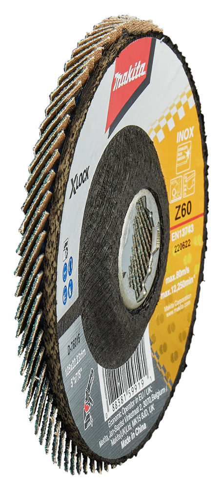 Accesorios Makita disco de lijado de solapa x-lock 125mm z60 - d-76015 - d-76015