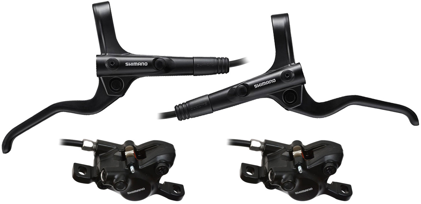 Shimano MT200 Hidráulico Discet Discet + trasero 1000 1700 mm Negro