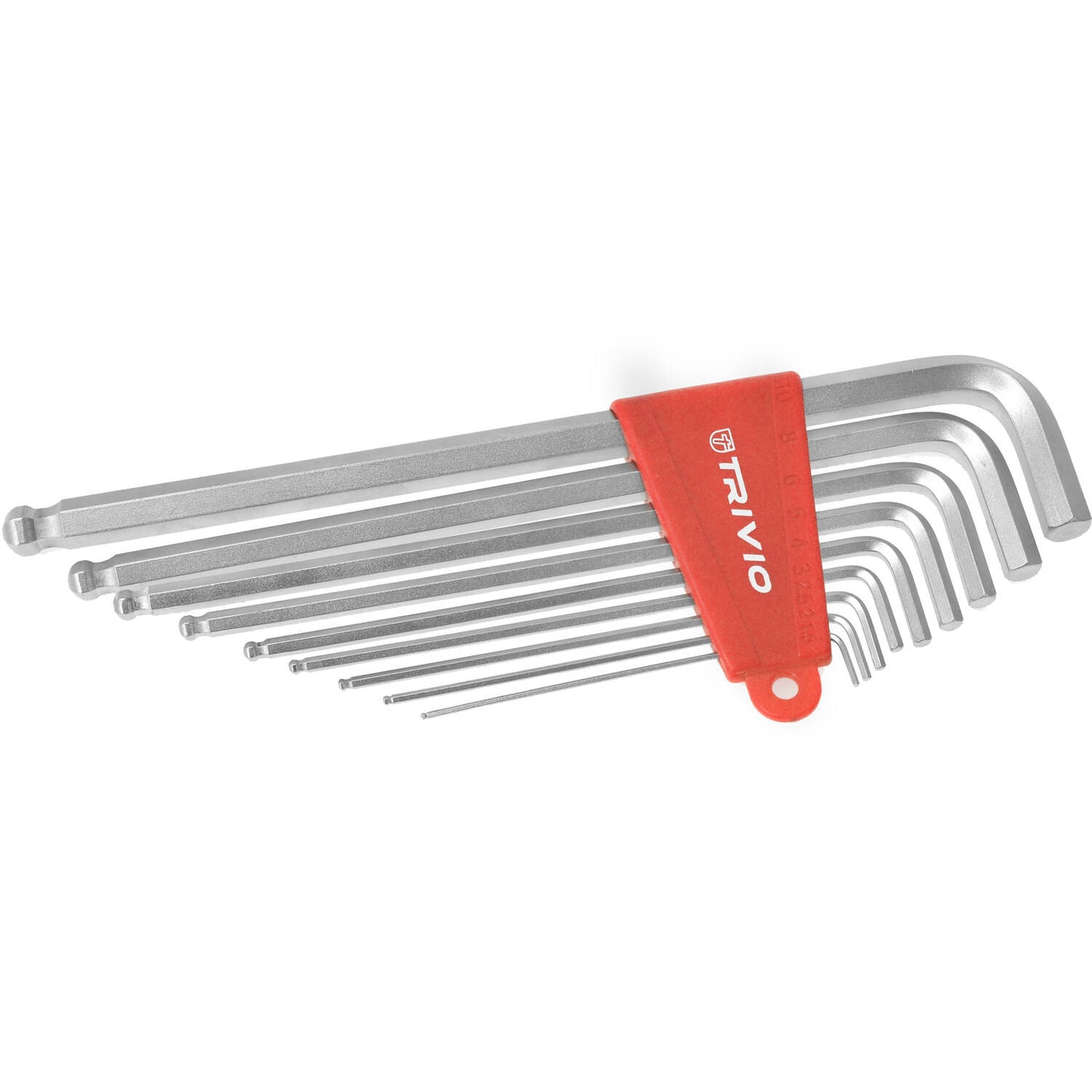 Trivio - juego de llaves hexagonales para herramientas de bicicleta 9 piezas 1,5-2-2,5-3-4-5-6-8-10mm