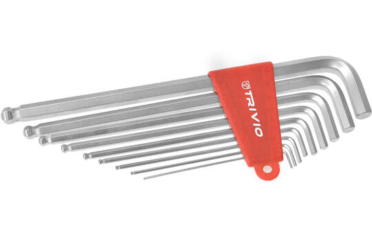 Trivio - set chiavi esagonali per bicicletta 9 pezzi 1,5-2-2,5-3-4-5-6-8-10mm