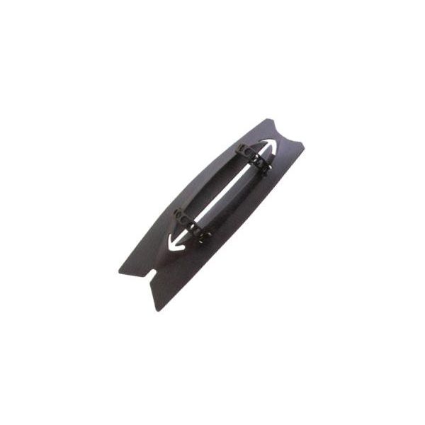 voorspatbord Mudflap XL 33 cm zwart