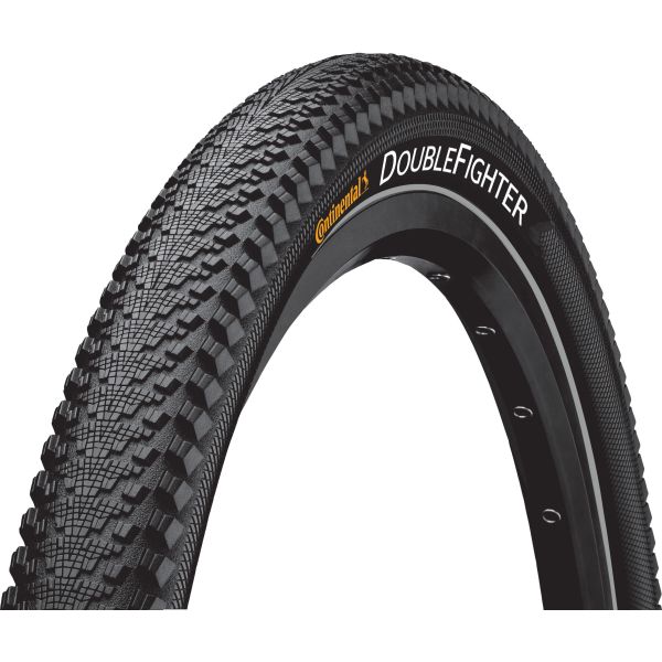 Conti Double Fighter III - flash urbano veloce, nero, 28x1 3 8, 37-622, 640g, 4-6 Bar