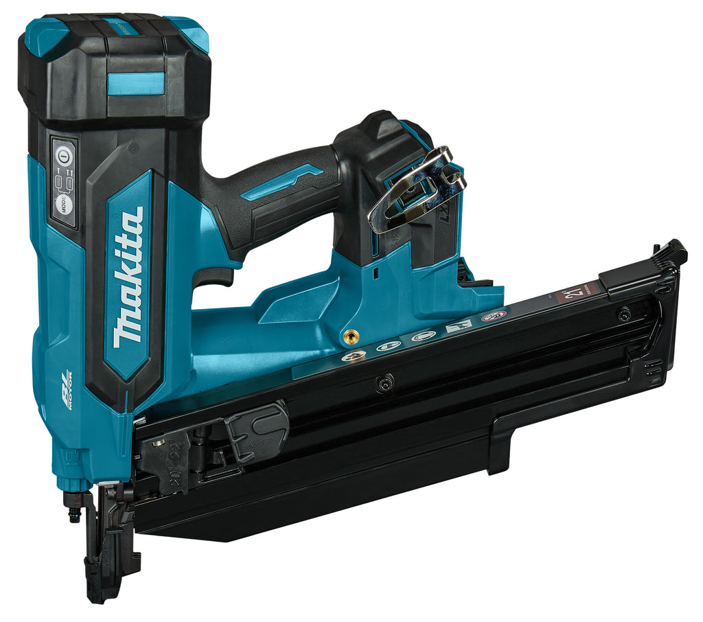 Clavadora de construcción con batería Makita dbn901zk de 18v, clavo de cabeza redonda | 50-90 mm - cuerpo básico en caja - dbn901zk