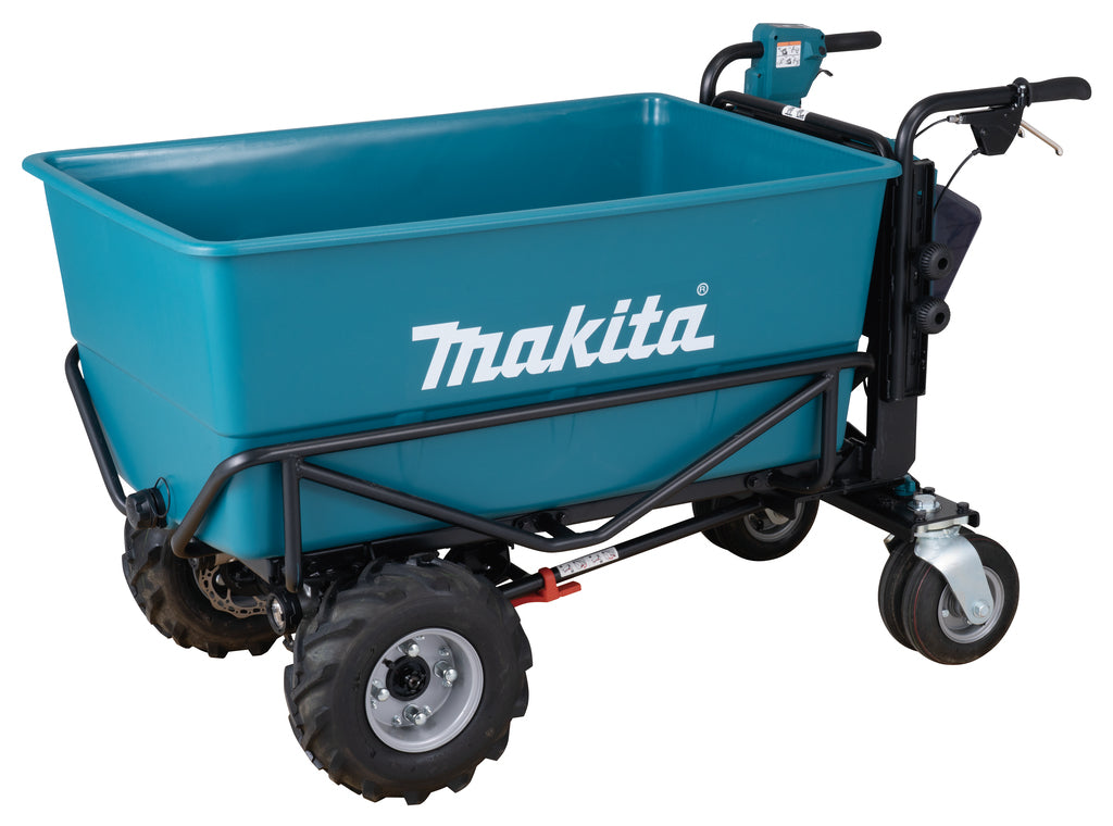 Carretilla a batería Makita dcu605z con caja de carga | cuerpo | 2x 18v | sin cargadores de baterias