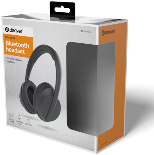 Auricolare wireless Denver Bluetooth nero opaco - 7120870