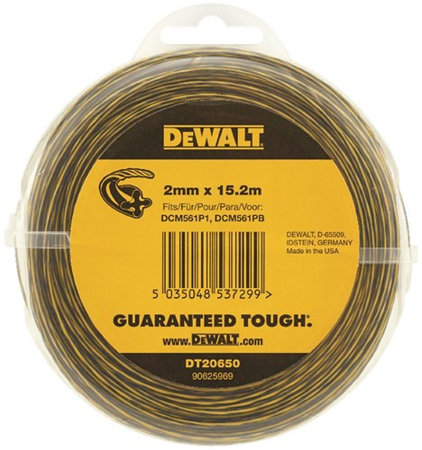 Accesorios Dewalt cortacésped de 18v - cable de repuesto 2 mm x 15,2 m - dt20650-qz